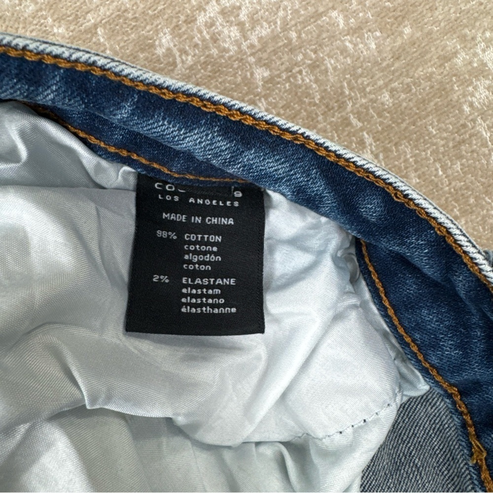 Cooper 9 Blue Wings Denim Size 38 / Blue Jeans with Star Patches - Picture 9 of 13